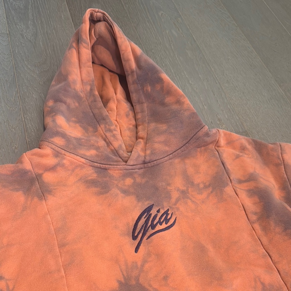 I.AM.GIA Orange Tie-Dye Hoodie Set - Picture 4 of 8